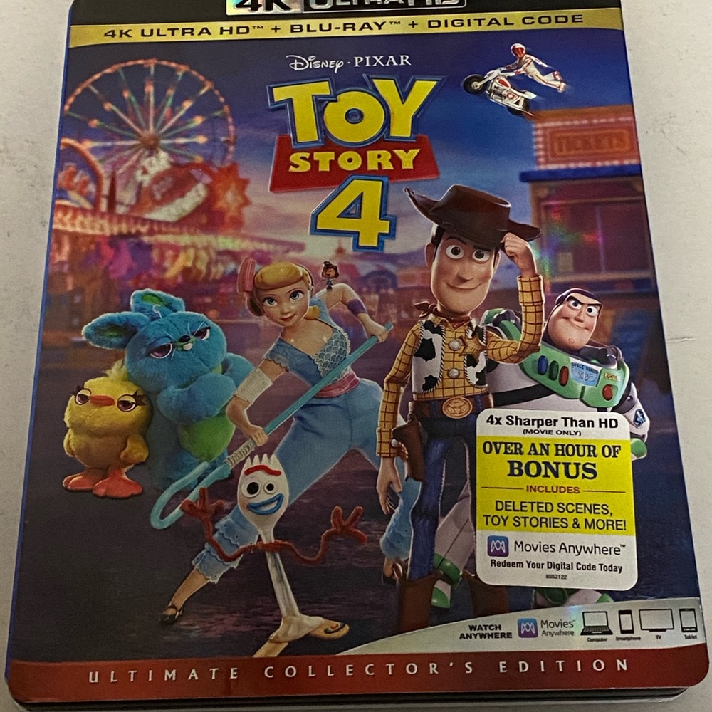 Toy Story 4 4K Disk
